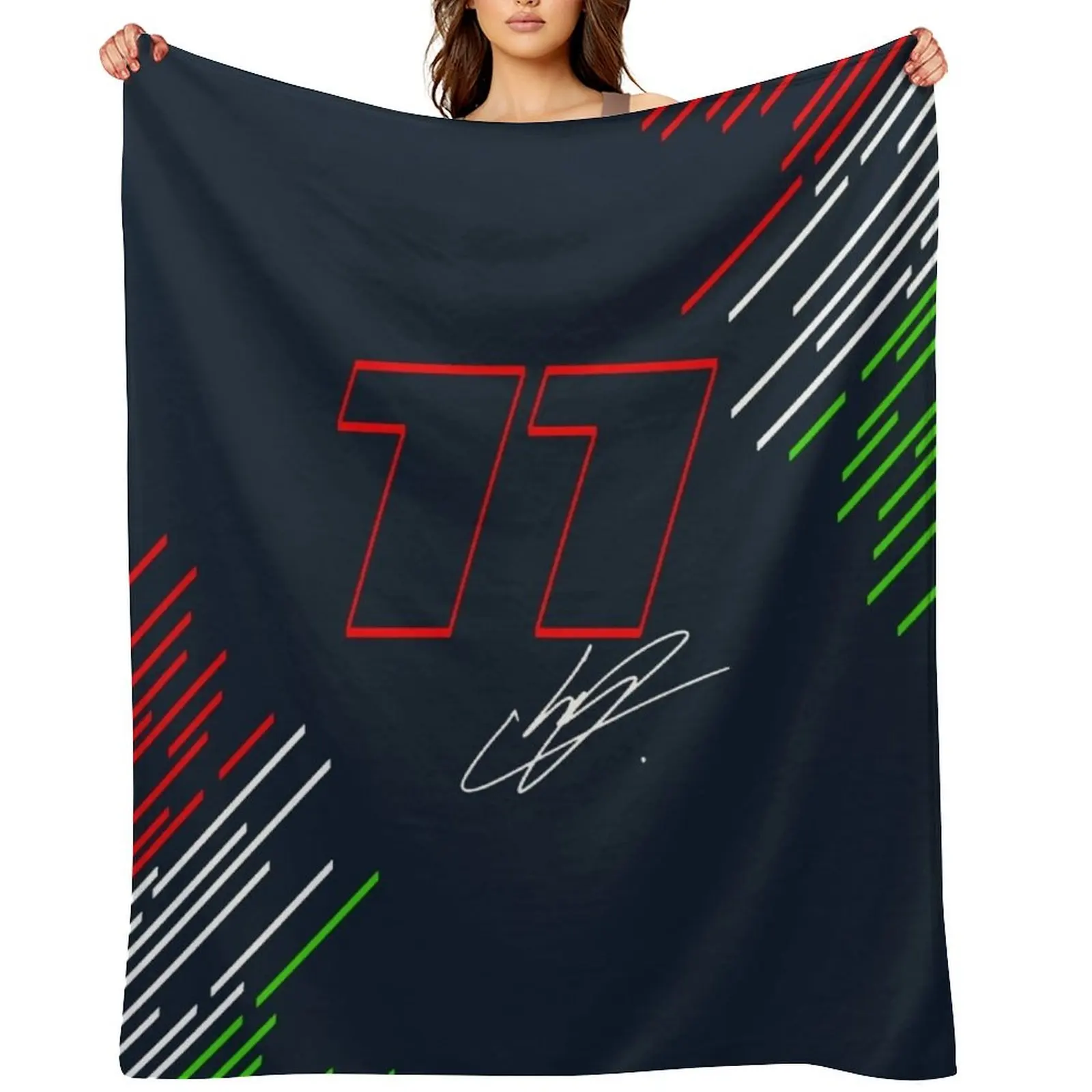 

Checo Perez 2022 Throw Blanket Beautifuls decorative Cute Plaid Tourist Blankets