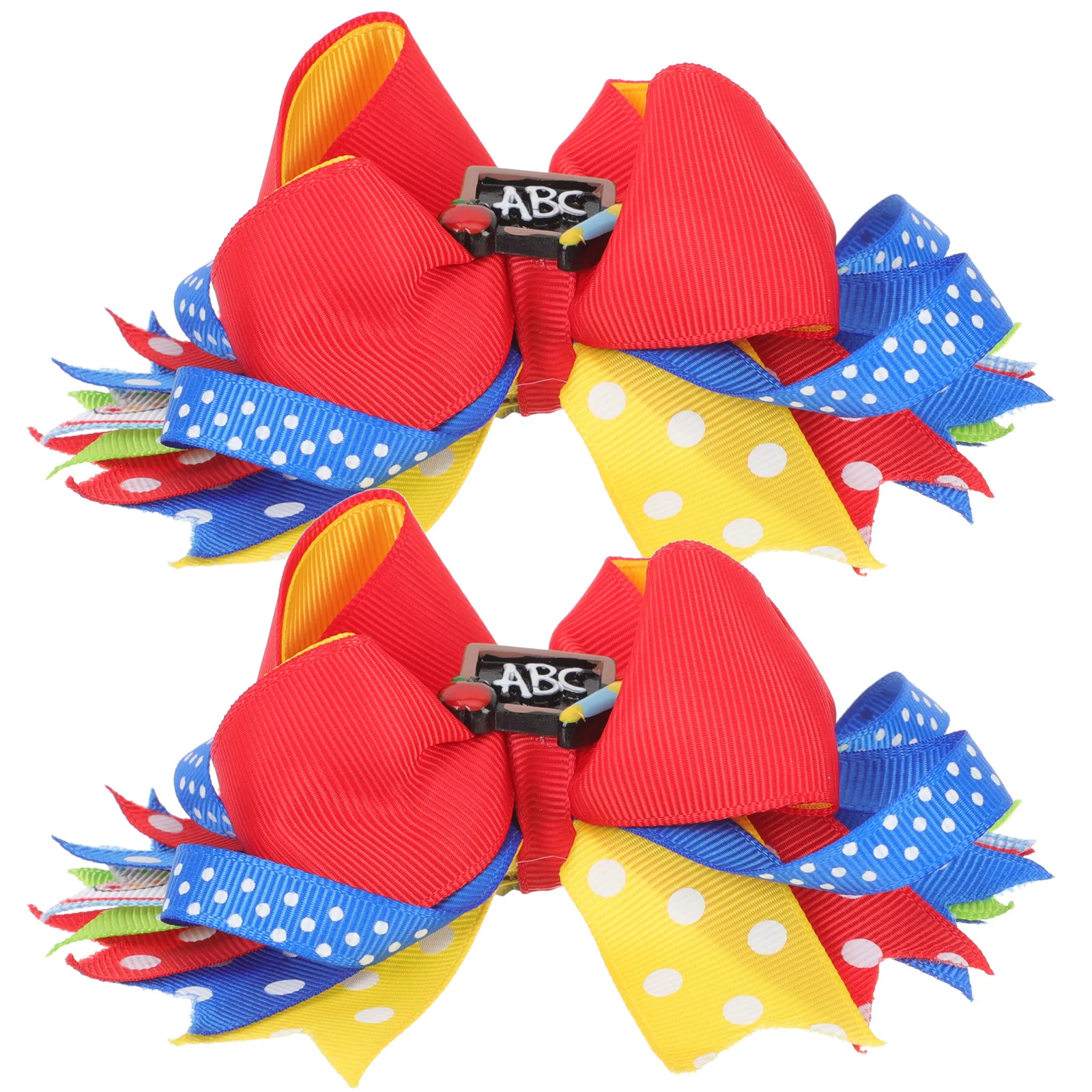 

2pcs Bows Clips Stylish Bow Barrettes Small Hairpins Lightweight Comfortable Skin Friendly Easy Wear Birthday