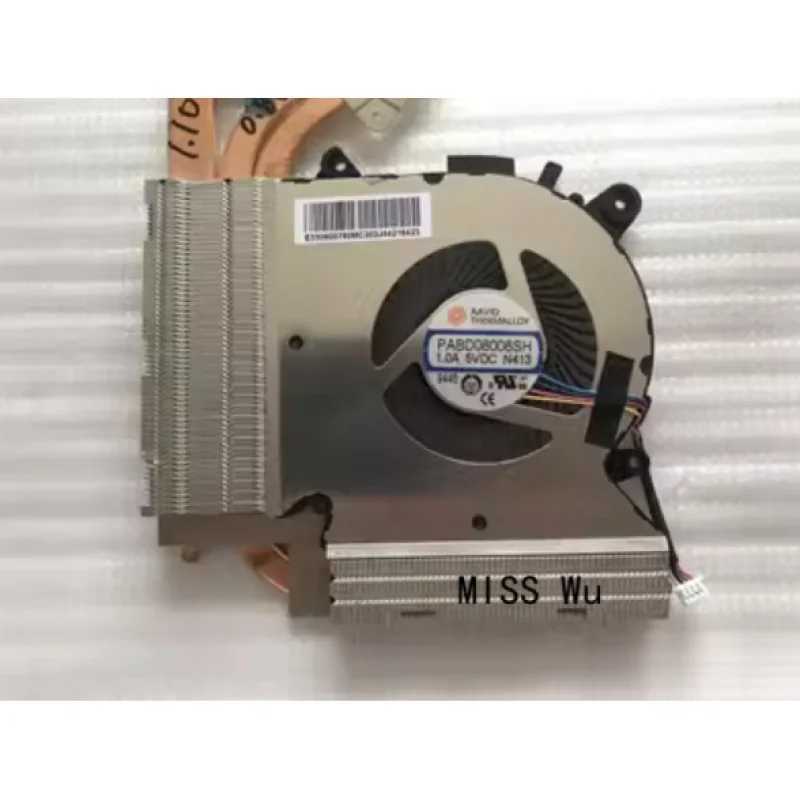 Imagem -03 - Original Laptop Cpu Ventilador de Refrigeração Dissipador de Calor para Msi Gf63 8rd 8rc 16r1 16r2 Pabd08008sh 1.0 a 5vdc N413 Novo