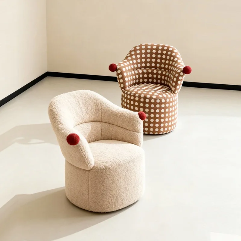 

Small apartment designer club living room bedroom retro creative casual negotiation single chair
