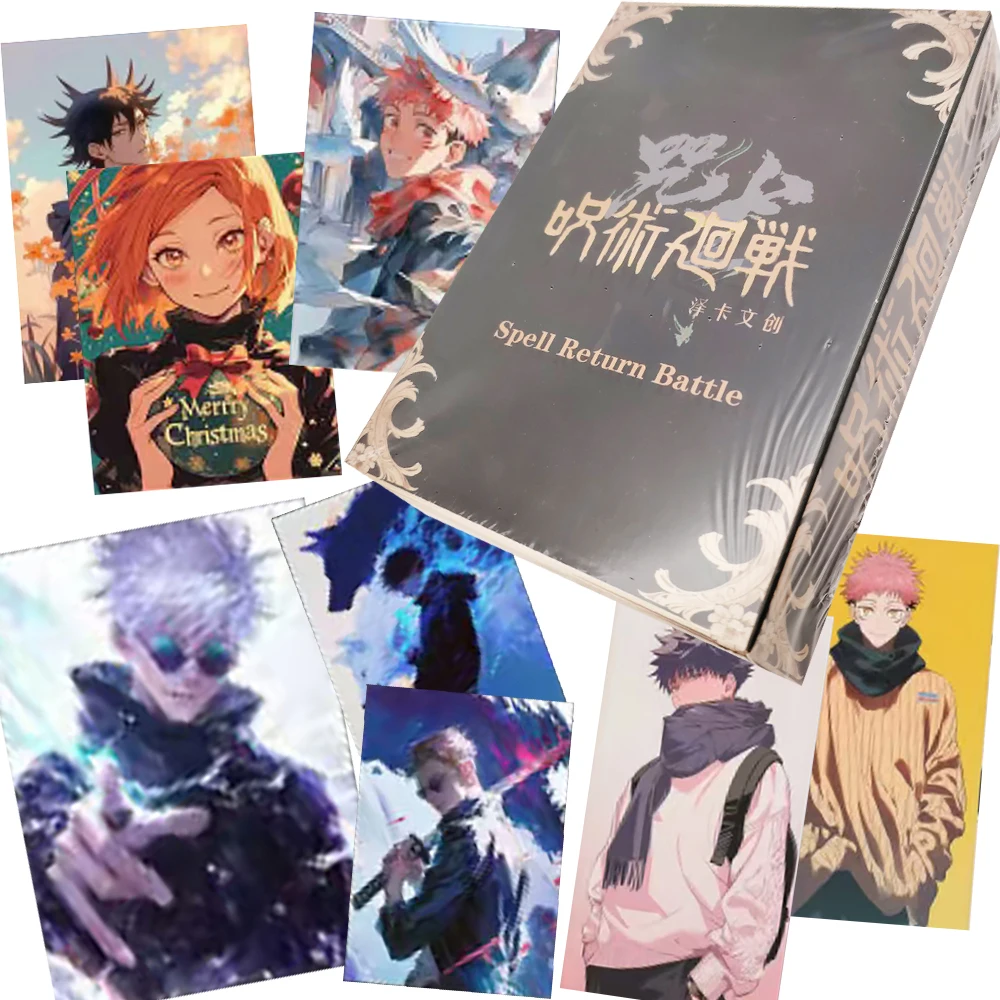 

Japanese Anime Jujutsu Kaisen Collection Cards Fantasy Adventure Protagonist High Quality Color Paper Cards Christmas Toys Gifts