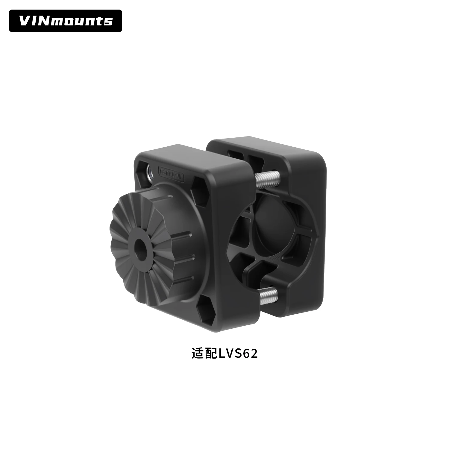 

VINmounts 0 Degree Transducer Mount for Garmin Livescope LVS62, Zero Degree Perspective Fish Finder Pole & Trolling Motor Mount
