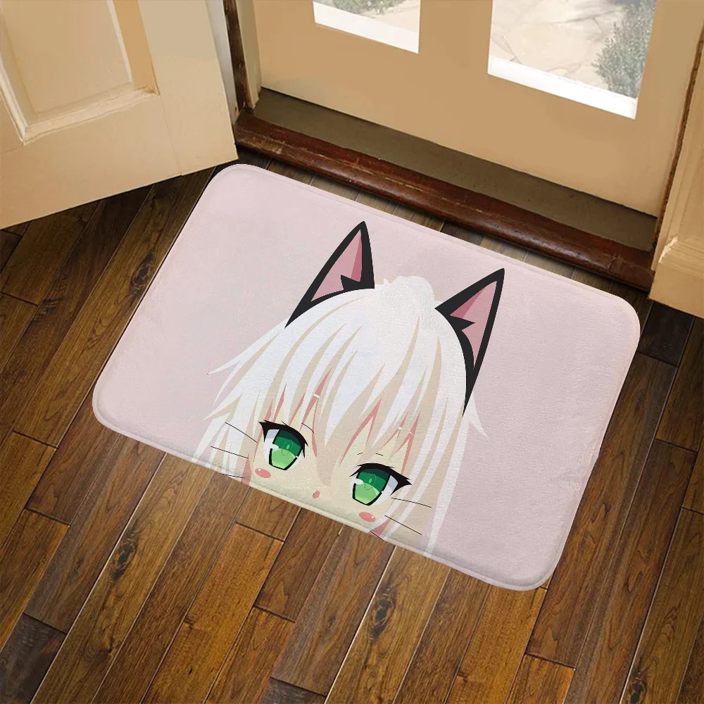 

Nekomusume Front Door Mat Outdoor House Entrance Mat Doormat Entrance to Home Decor Items Bath Mats Carpet for Kitchen Rug Foot