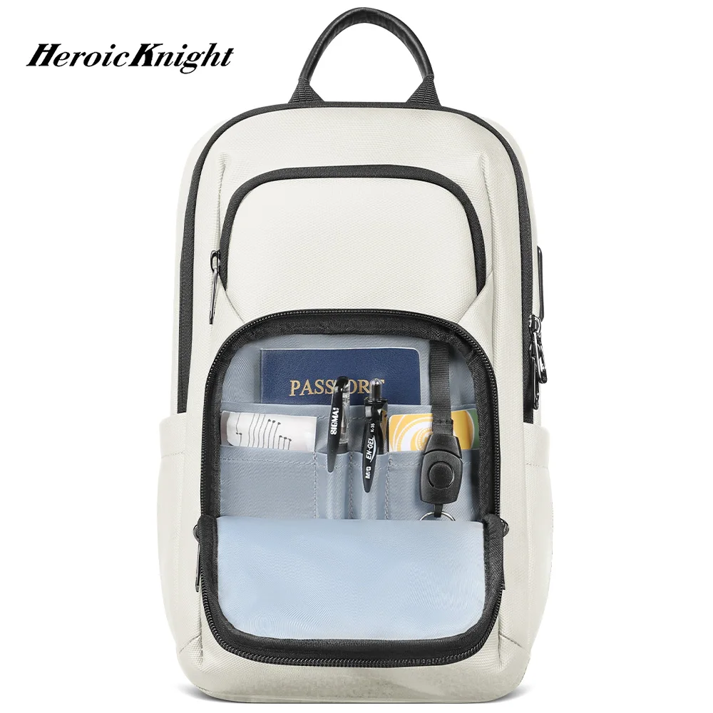 Heroic Knight High-Quality Oxford Fabric Chest Bag Lightweight Waterproof Backpack Men's Business Commuting Travel Crossbody Bag