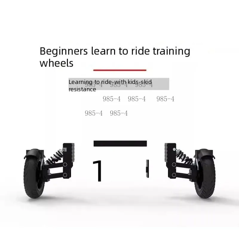 Battery Bike Anti-Tip Training Wheels Electric Vehicle Balance System for Beginner Cycling Safety