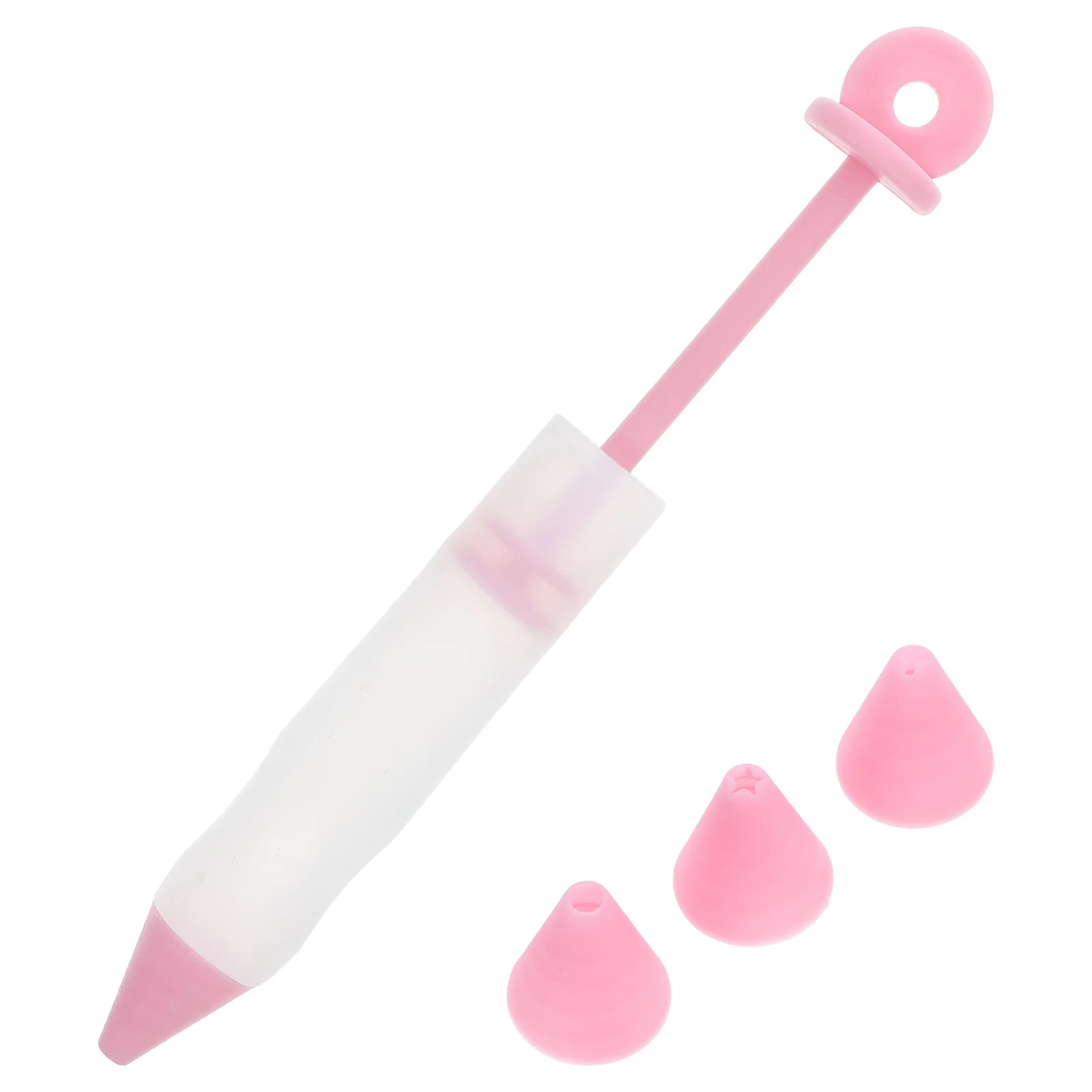 

1Set Silicone Cake Decorating Pen Detachable Tips for DIY Food Writing Pastry Chocolate Decorating Tool Kit
