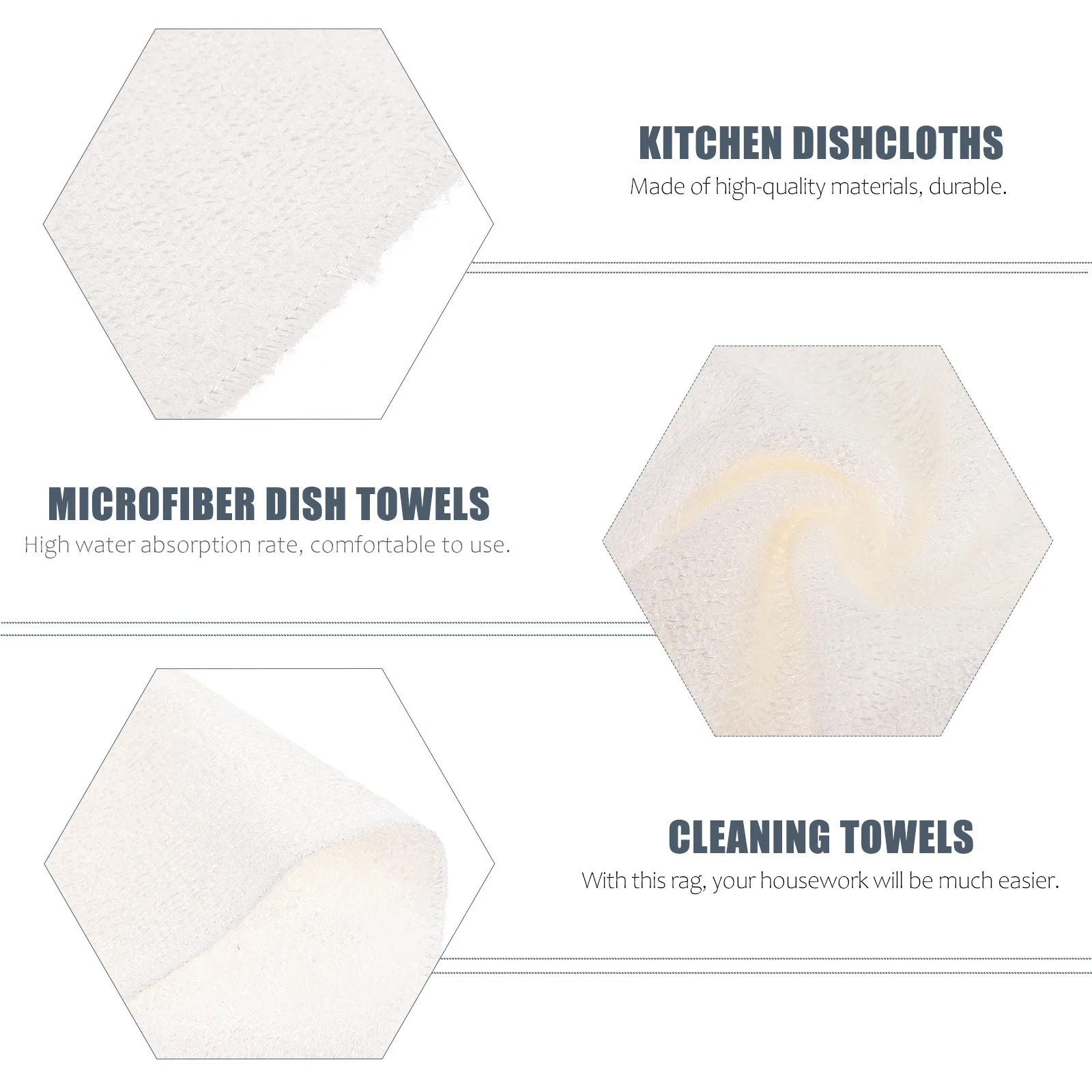 

Bamboo Fiber Dishcloths Superfine For Kitchen Home High Water Absorption Microfiber Household Washing Tools