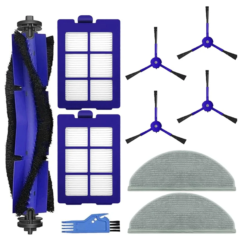 

A36T-10 шт. для гибридного пылесоса Eufy Robovac X8 и X8, аксессуары, основная боковая щетка, HEPA-фильтр, ткань для швабры