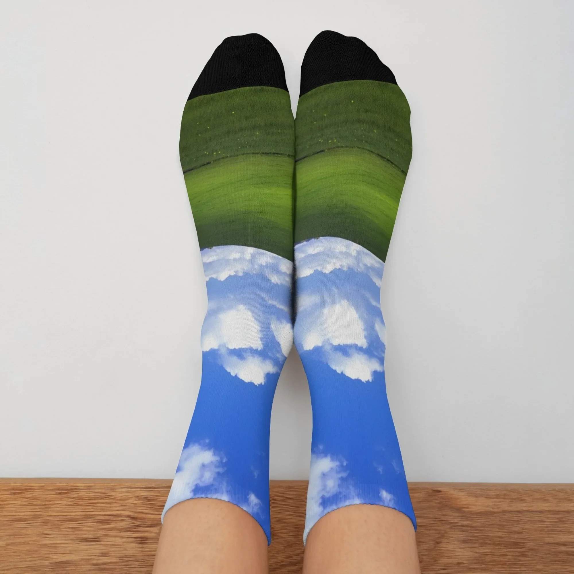 ถุงเท้าผู้ชายลายวอลเปเปอร์คลาสสิก Windows XP สไตล์ฮิปฮอป ฮาราจูกุ ย้อนยุค ถุงเท้าบีบอัด ลายแปลกใหม่ สนุกสนาน ตลกๆ ของขวัญสำหรับงานปาร์ตี้สุดมันส์