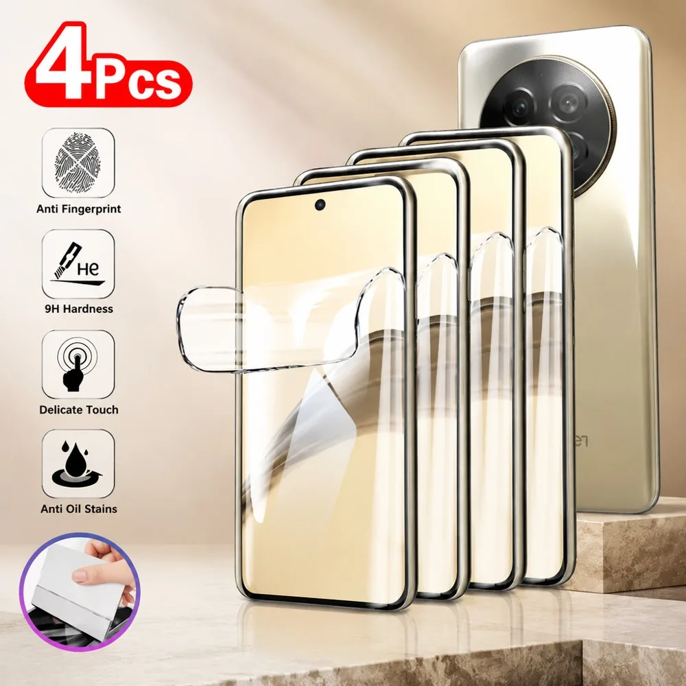 4PCS Soft Screen Protector For Realme 9i 9 pro+ 10 4G 10 Pro 10 Pro+ Hydrogel Film For Realme 11 4G 11 Pro 11 Pro+ 12 12 Pro HD