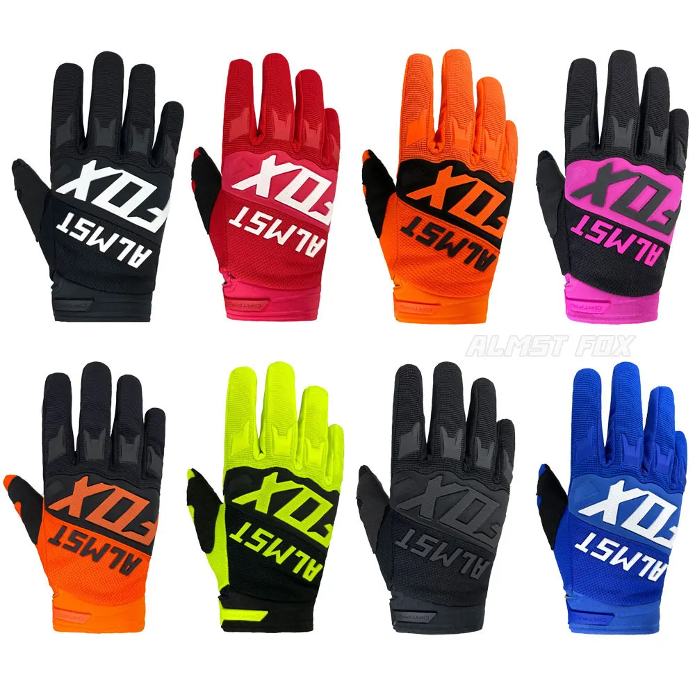 Almst Fox Top Race Cycling Gloves Mountain Bicycle Road Bike Motorcycle Gloves BMX ATV MTB Enduro Gloves for Motocross Unisex