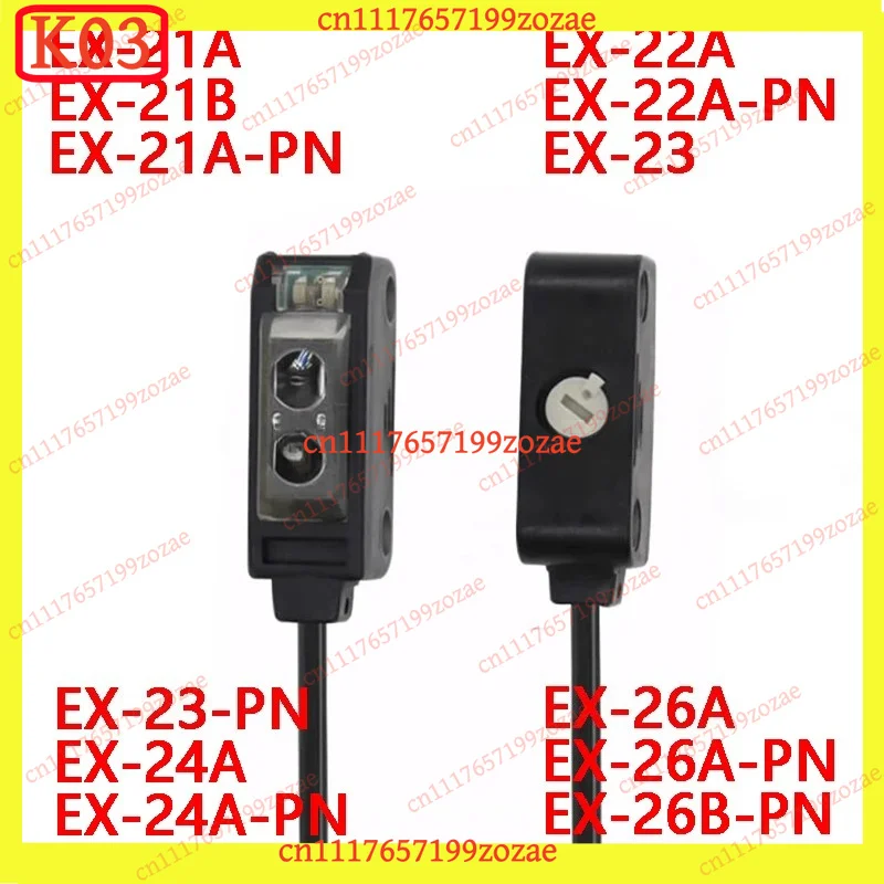 K03 EX‑20 Series Photoelectric Sensor EX‑21A‑EX‑26B‑PN Spare Accessories For Industrial Detection Device