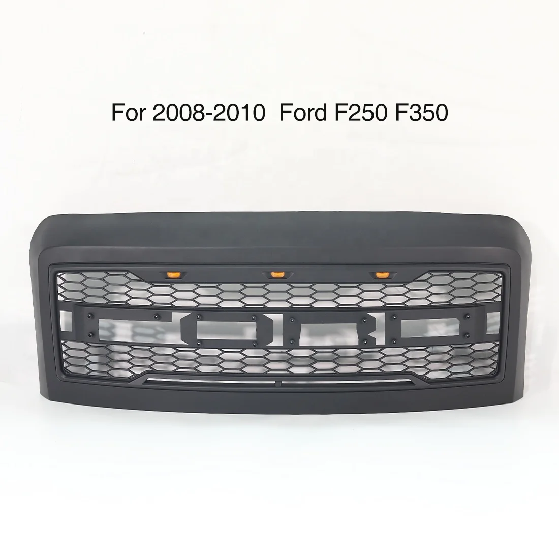 Car Grills For 2008 2009 2010 F250 F350 Ford Super Duty Front Raptor Style Grille Grill With Letters