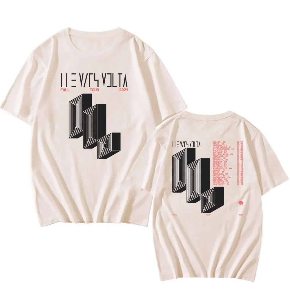 تي شيرت مارس فولت للخريف 2025 تي شيرت للجنسين ملابس الشارع الشهير بأكمام قصيرة من القطن تي شيرت رجالي فضفاض غير رسمي مطبوع عليه جرافيك تي شيرت رجالي