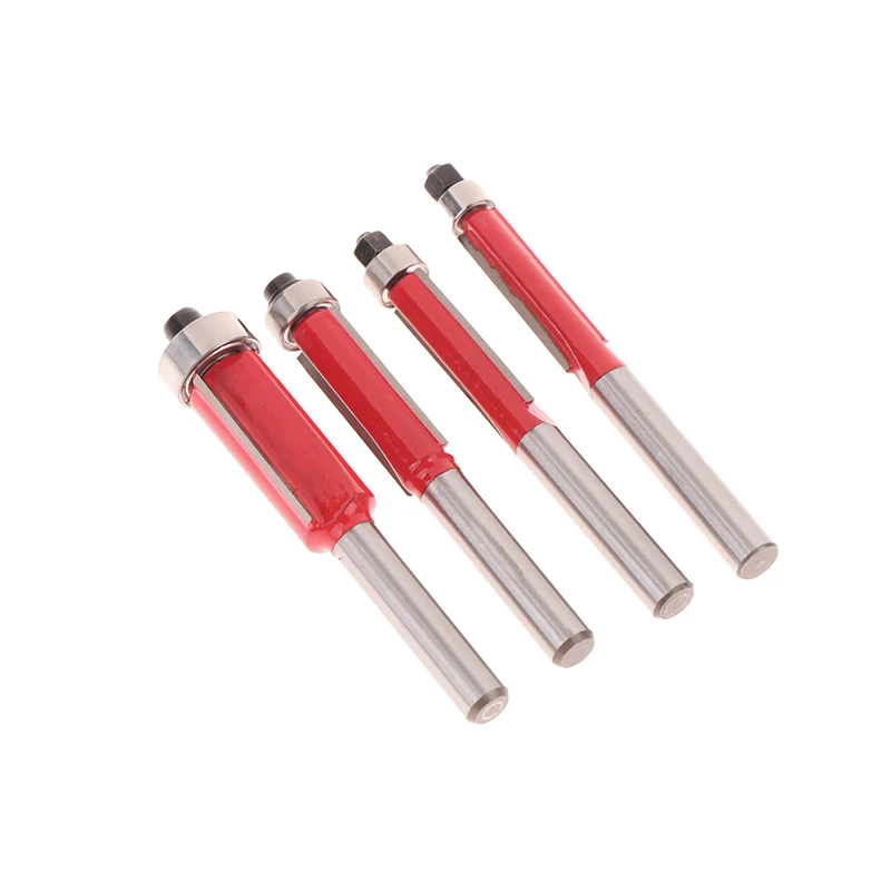 Versatile Trimming & Detailing Kits - 4pc Premium Woodworking Router Bit Set For Smooth Cutting And Professional Finish