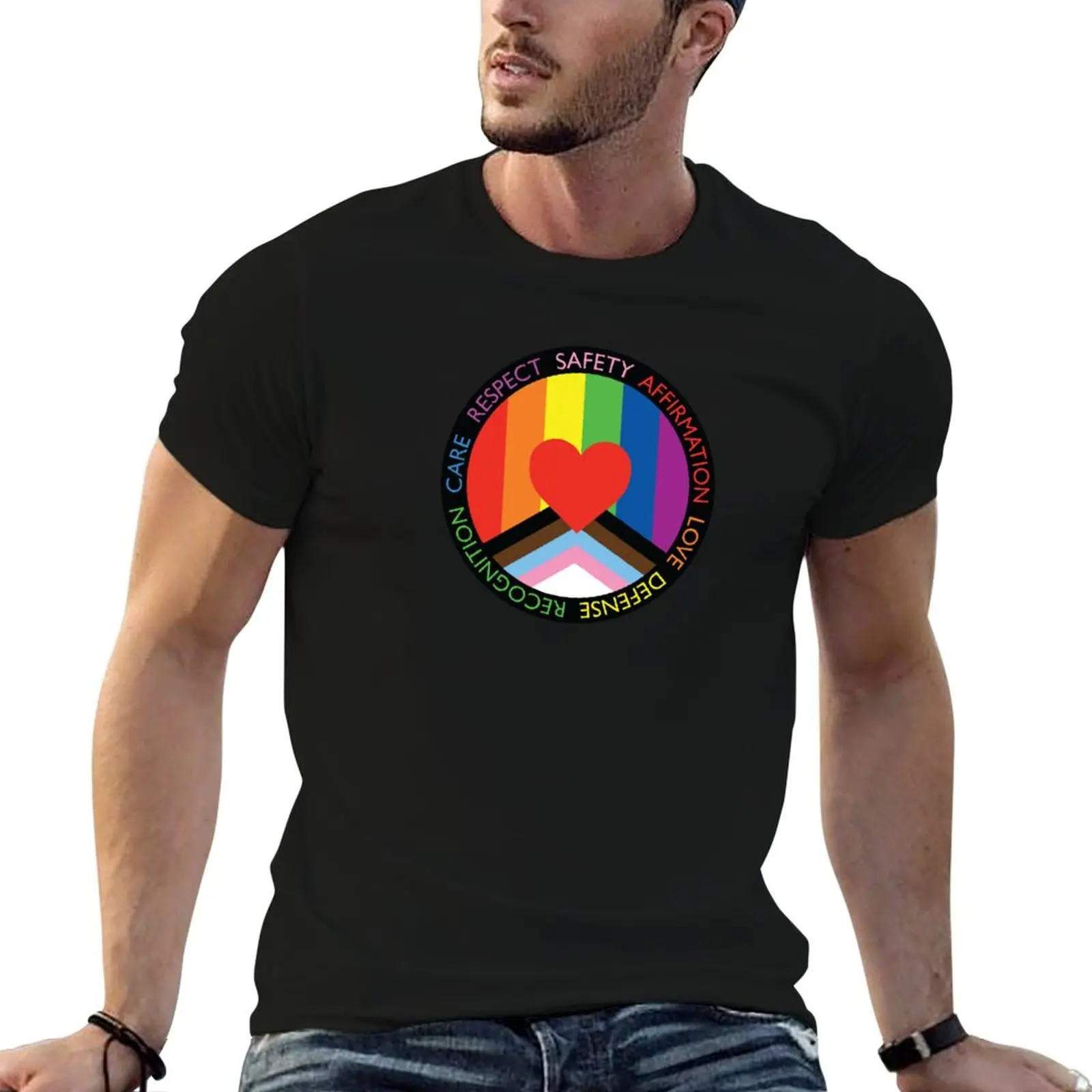 

Progress and Power Flag T-Shirt t shirt man luxury t shirts cotton 100% man t shirts cotton T-shirt