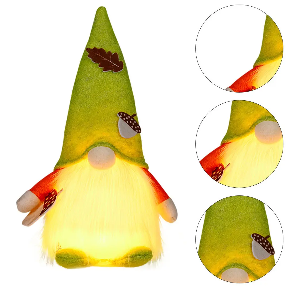 

1Pcs Faceless Gnome Festival Decoration Photo Prop Unique Bedside Table Lamp Night Light Shape Lamp