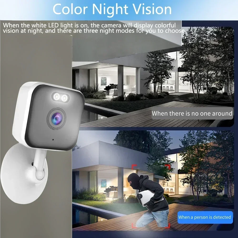 Tuya Smartlife 5MP WiFi IP Camera Indoor Wireless Color Night Home Security AI Human Detect CCTV Surveillance Block Camera
