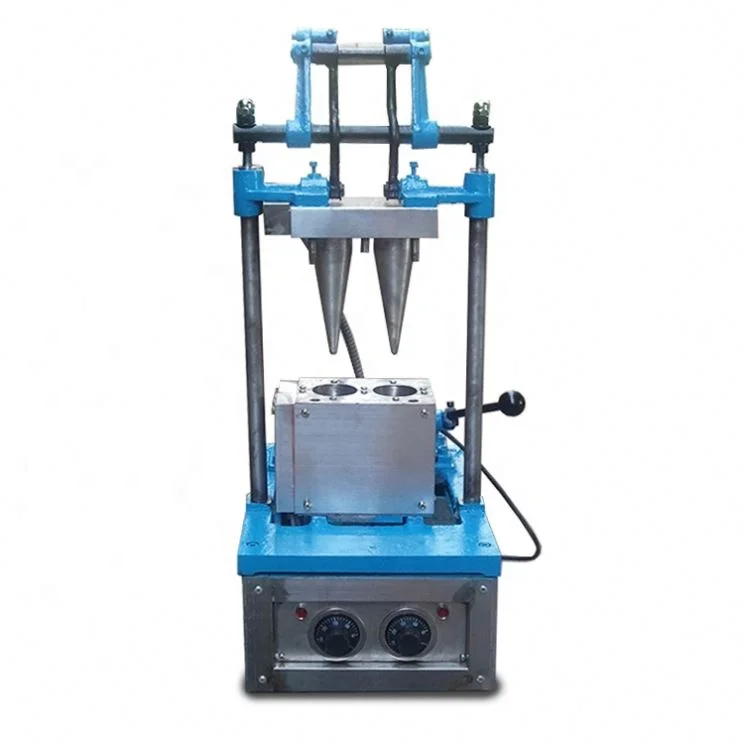 Industrial Semi Automatic Horn Torch Cup Waffle Ice Cream Cone Making Machine Commercial Ice Cream Cone Machine for Sale