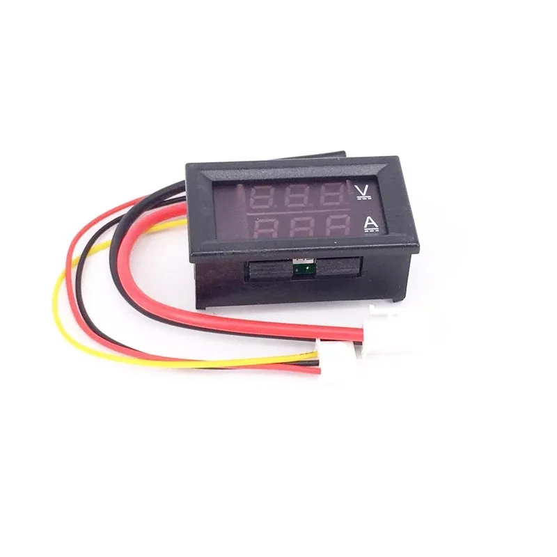 For 0-100V/50A Red Blue Digital Voltmeter Ammeter 2in1 DC Volt Amp Meter W/ Shunt Promotion