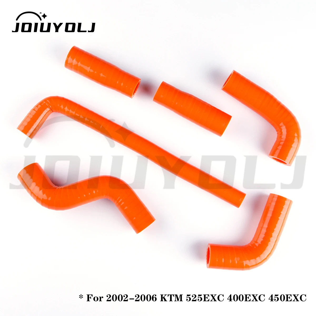 6pcs For 2002-2006 KTM 525EXC 400EXC 450EXC 525 400 450 EXC Motorcycle Silicone Cooling Radiator Hoses Tubes Kit 2003 2004 2005