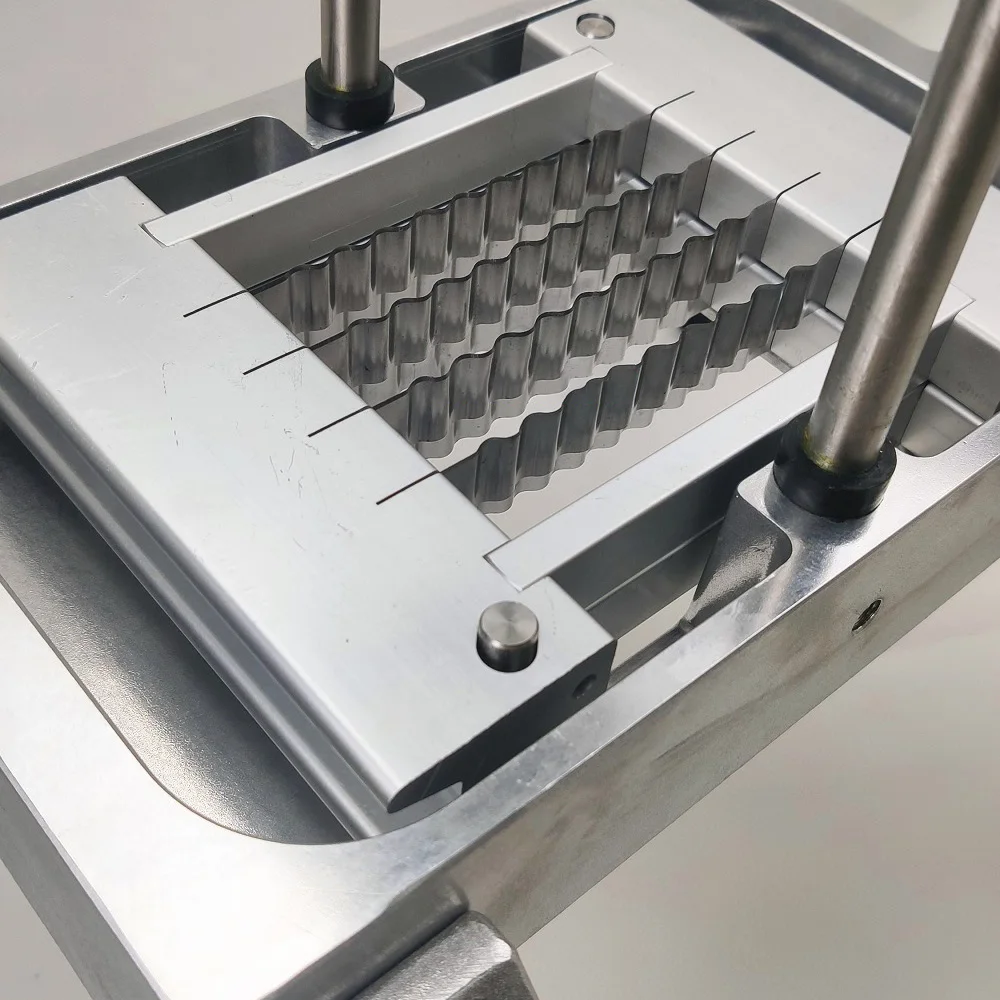 Macchina per patatine fritte commerciale Tagliapatate in acciaio inossidabile Affettatrice manuale per patate Utensile da cucina Procesador De Alimento