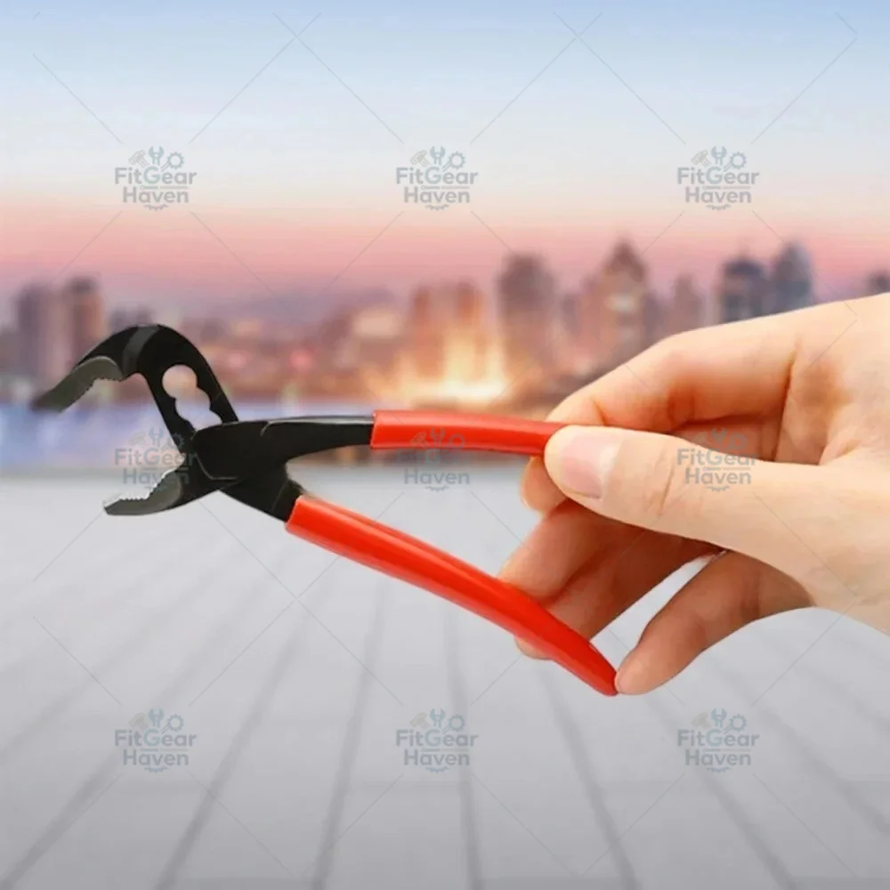 Ultra-Thin 5/6 Inch Multifunction Mini Pliers Crescent Wrench for Small Pipes No Button 4 Stops