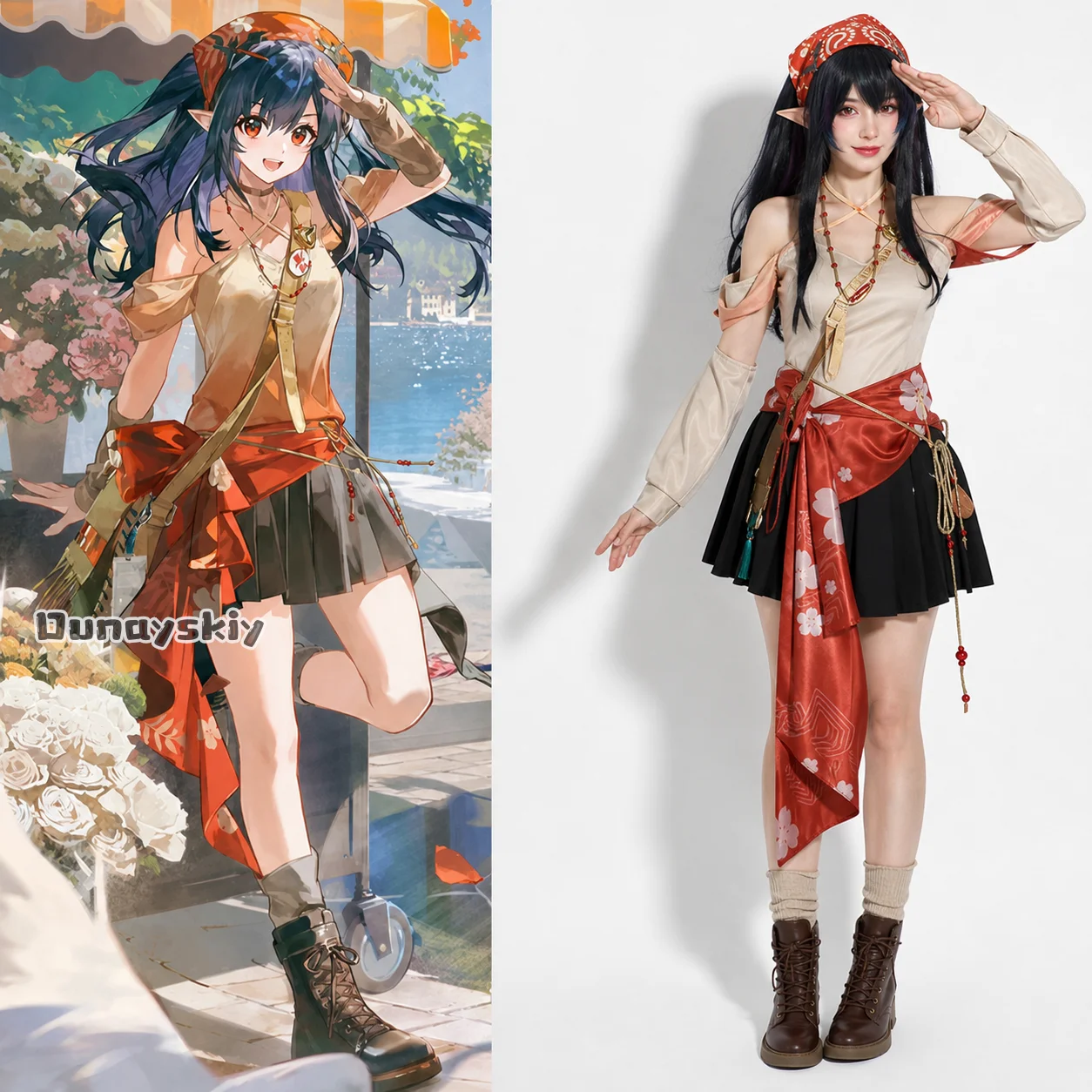 Anime Cosplay Festival - Costume Cosplay Anime Arknights Ada Closure