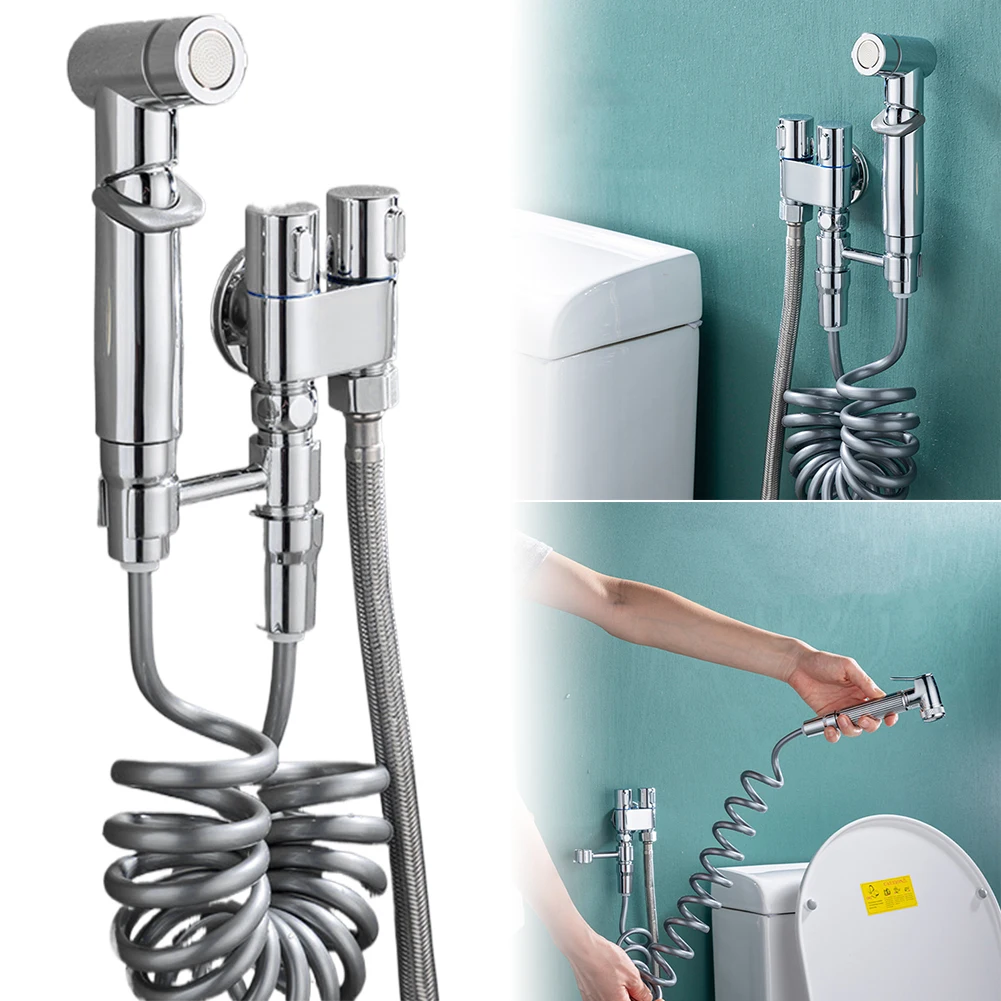 2/3/5 متر مكافحة التفاف خرطوم المياه خط الهاتف الربيع مرنة انبوب ماء أنبوب قابل للسحب للحمام المياه بيديه للحمام البخاخ