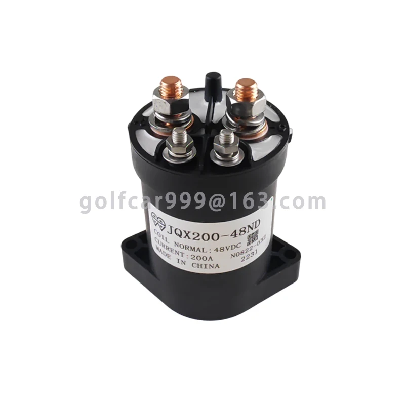 Golf cart contactors JQX200-48ND and JQX200-72ND solenoid valves