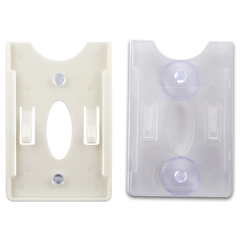  Windshield Mounted Card Container Suction Card Mount For Storing Parking Permits And Identification In Vehicles