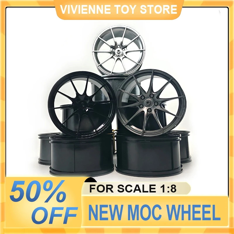 In stock New MOC Block Model Accessory 5428 Wheel Hub Kit For CADA Lego 42172 Sports Car With Color Black/Gold/Sliver/Gray
