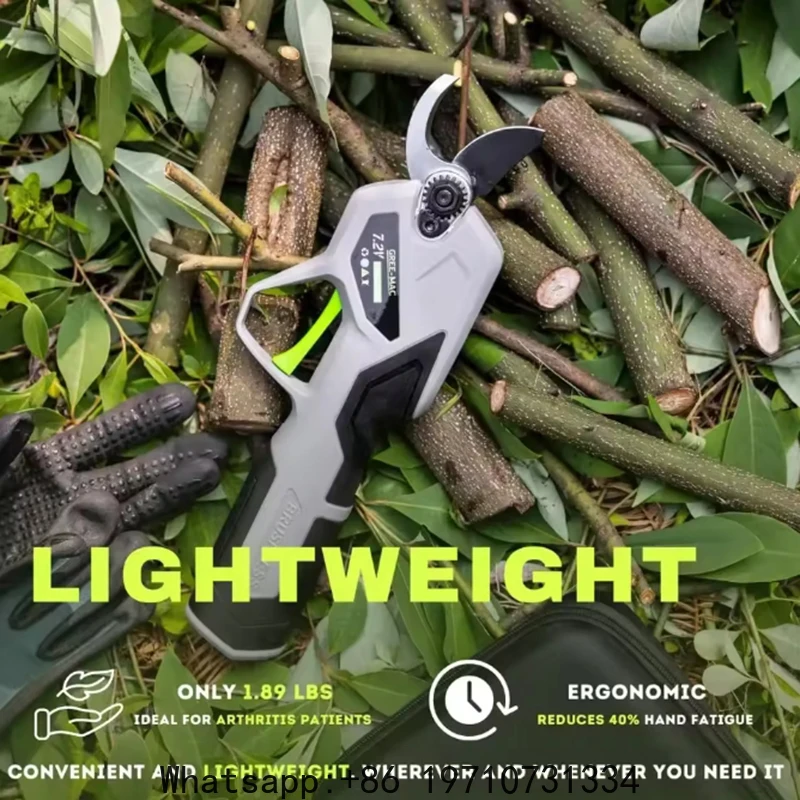 Garden Electric Pruning Shears Hand Tools Battery Pruning Scissors for Gardening Professional Gardening Tool and Accessories