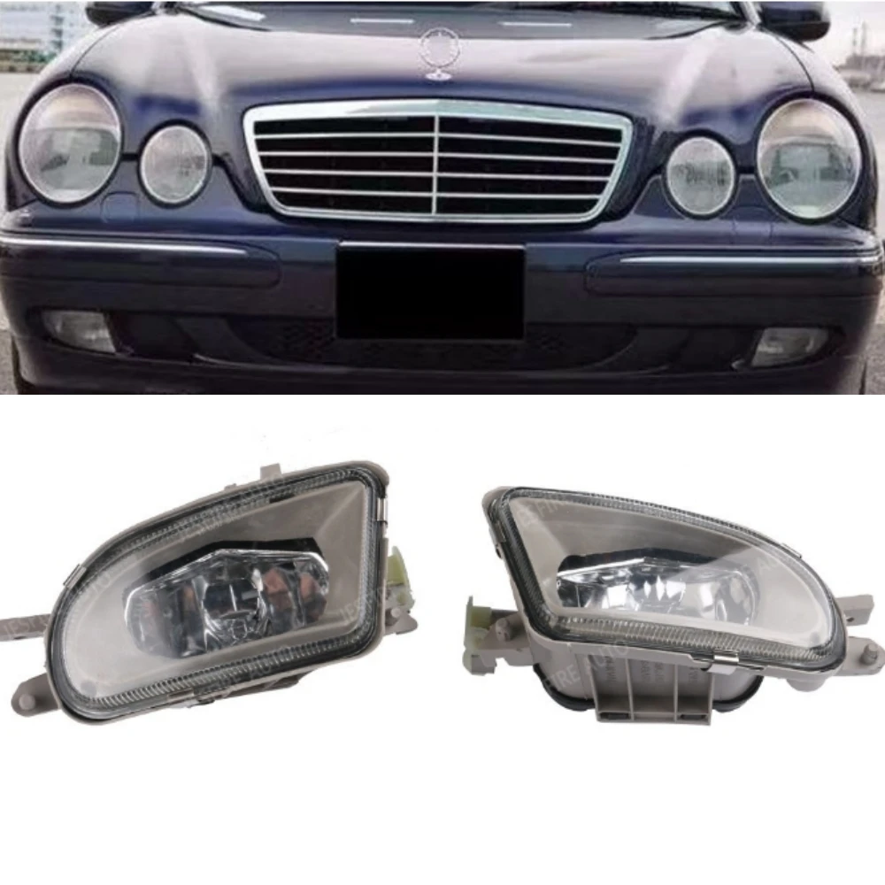 

Front bumper fog lights A1708200156 A1708200256 For Mercedes Benz E-Class W210 1999-2001