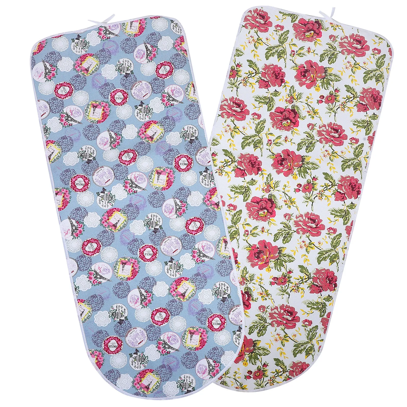 

2pcs Canvas Sponge Ironing Board Cover Heat Resistant Protective Cloth Pad Thick Insulation Home Supplies