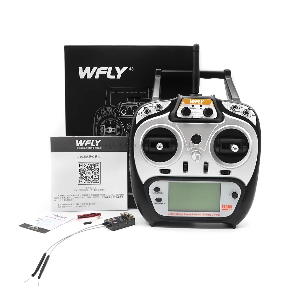 

В наличии New WFLY ET08A 2,4G 8CH RC радиопередатчик RF206S лучший пульт дистанционного управления для начинающих