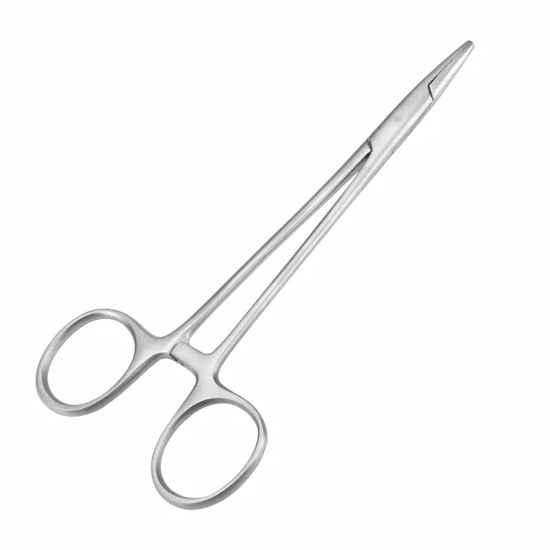 الطبية الفولاذ المقاوم للصدأ الجراحية خياطة الفم الأسنان إبرة حامل أداة جراحة الجفن المزدوج #1