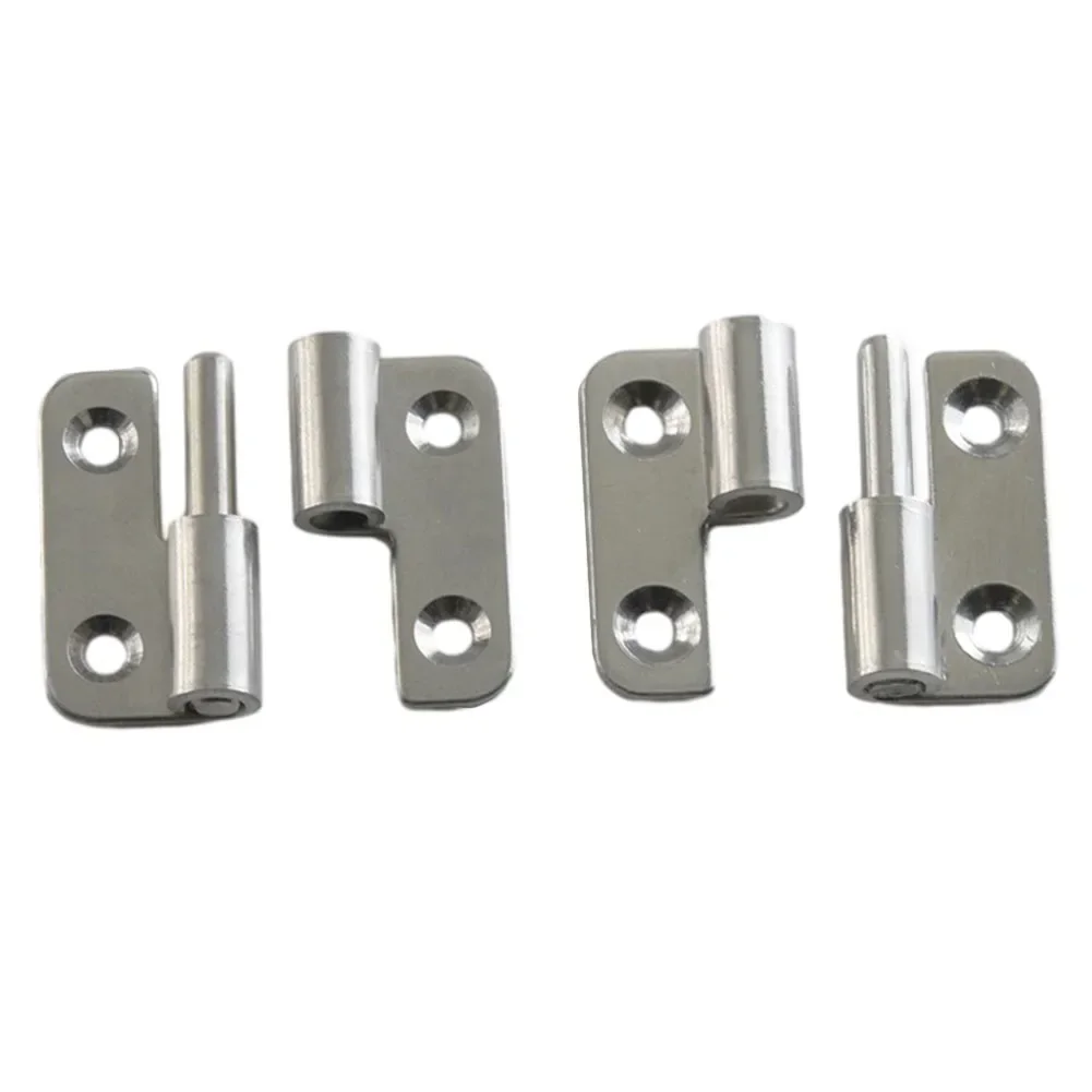 Accessory Removable Hinge Doors Heavy Lift Off Silver Slip Joint Wardrobes 37*33mm Cabinets 304 Stainless Steel