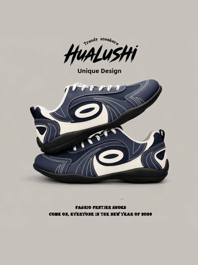 Dequn Men's Shoes 2026 New Autumn Versatile Casual Board Shoes Teenage Anti-slip Sports Lightweight Soft Bottom Agan Shoes