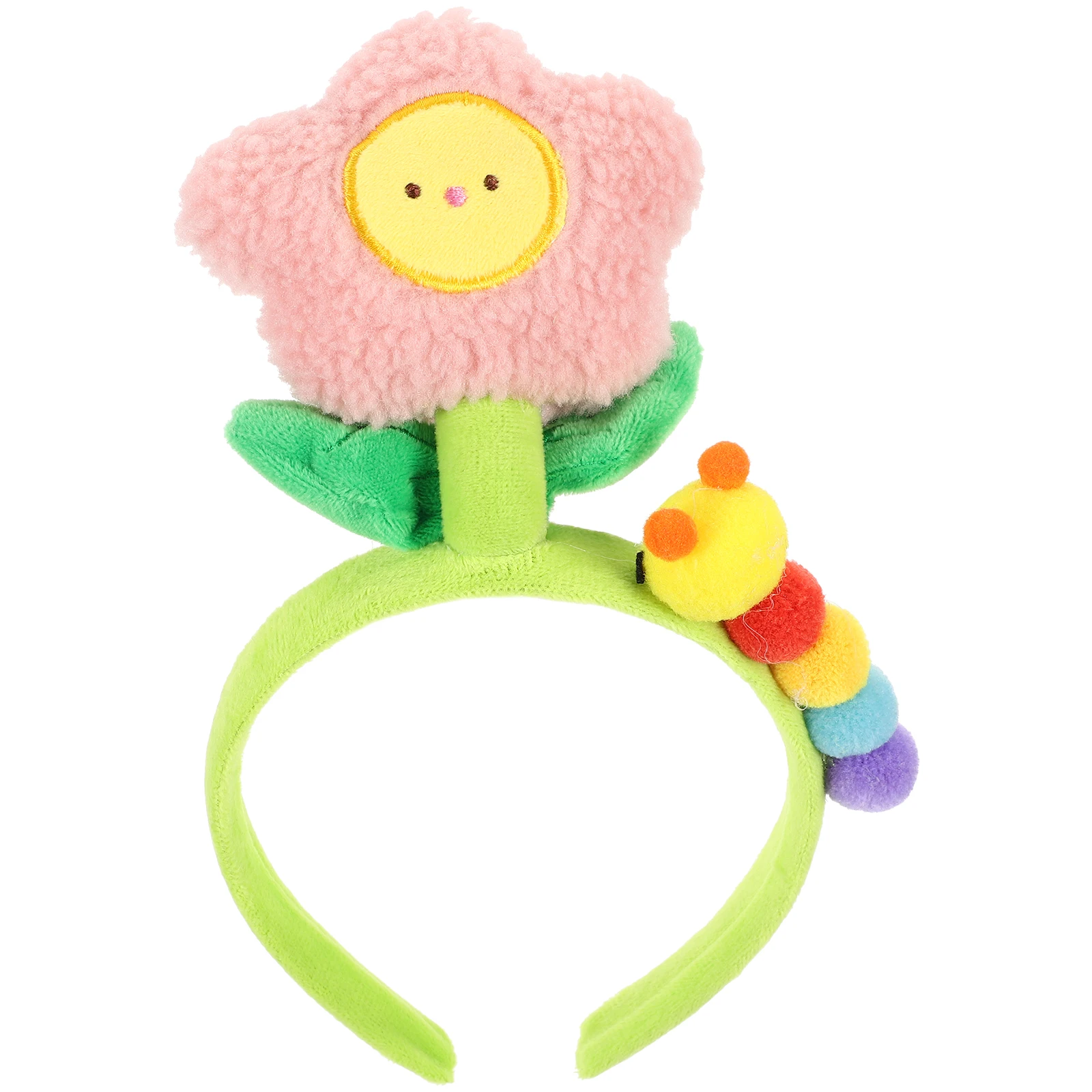 

Cartoon Flower Headb Green Leaf Lightweight Comfortable Practical Party Accessories Women Headb s Washing Face Makeup Spa