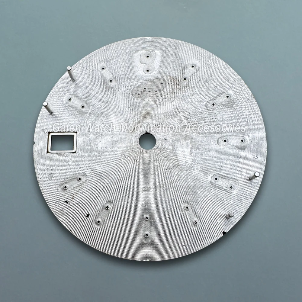 28.5 مللي متر G S شعار فرشاة الطلب لحركة NH35/NH36/4R/7S لا مضيئة ساعة عالية الجودة تعديل الملحقات #6