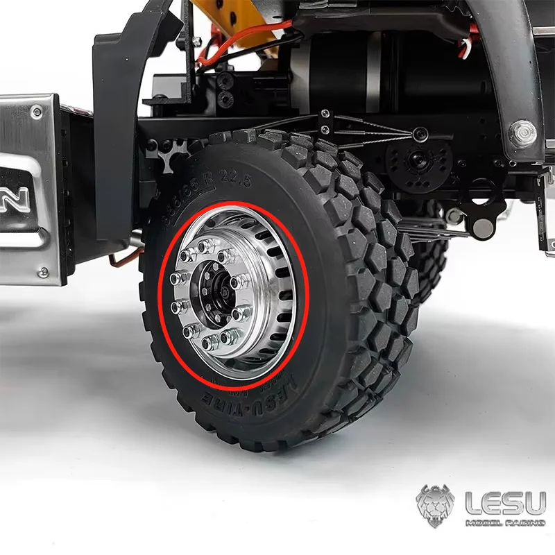 

LESU 1/14 Tamiya truck model toy aluminum alloy simulation front wheel hub W-2018-C accessories