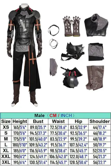 FF16 Cosplay Clive Rosfield Anime Final Fantasy XVI Costume Disguise For Adult Men Boy Uniform Outfit Halloween Carnival Suit