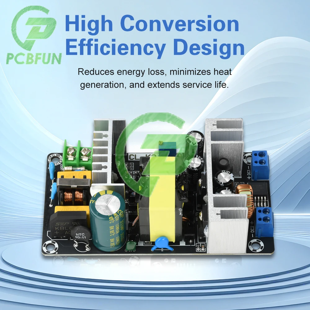 Carte d'alimentation à découpage haute puissance 180W, Module d'alimentation industriel à Protection Multiple, double sortie réglable