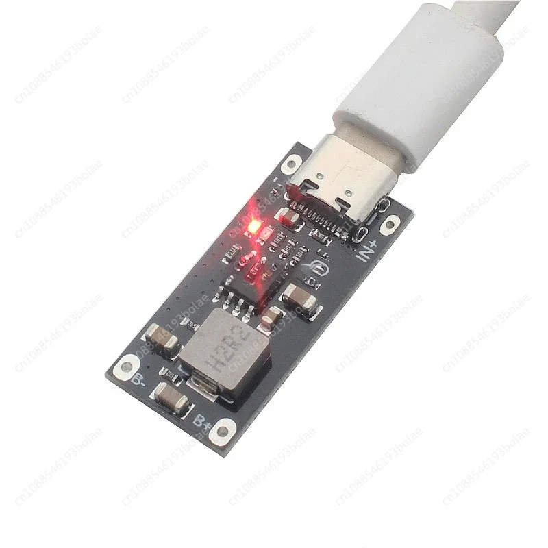 3A high current 1 series ternary lithium battery charging module 5V to 4.2V 4.35V Support Type C fast charging head