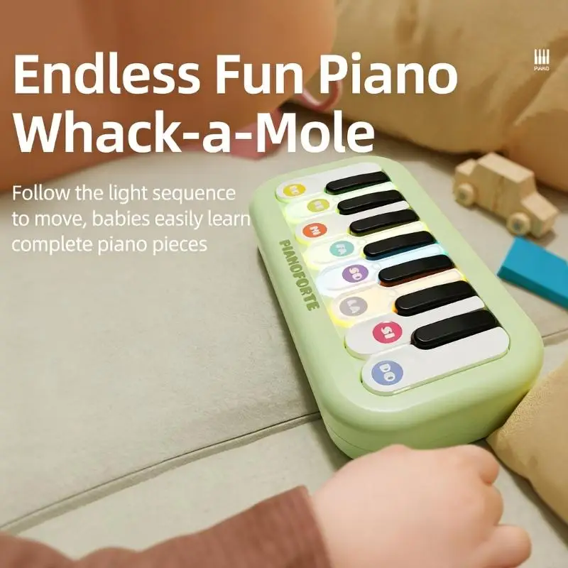Pocket Size Electric Piano Music Toy For Children with Melodies And Rhythms For Early Musical Education Activity Toy A2UB