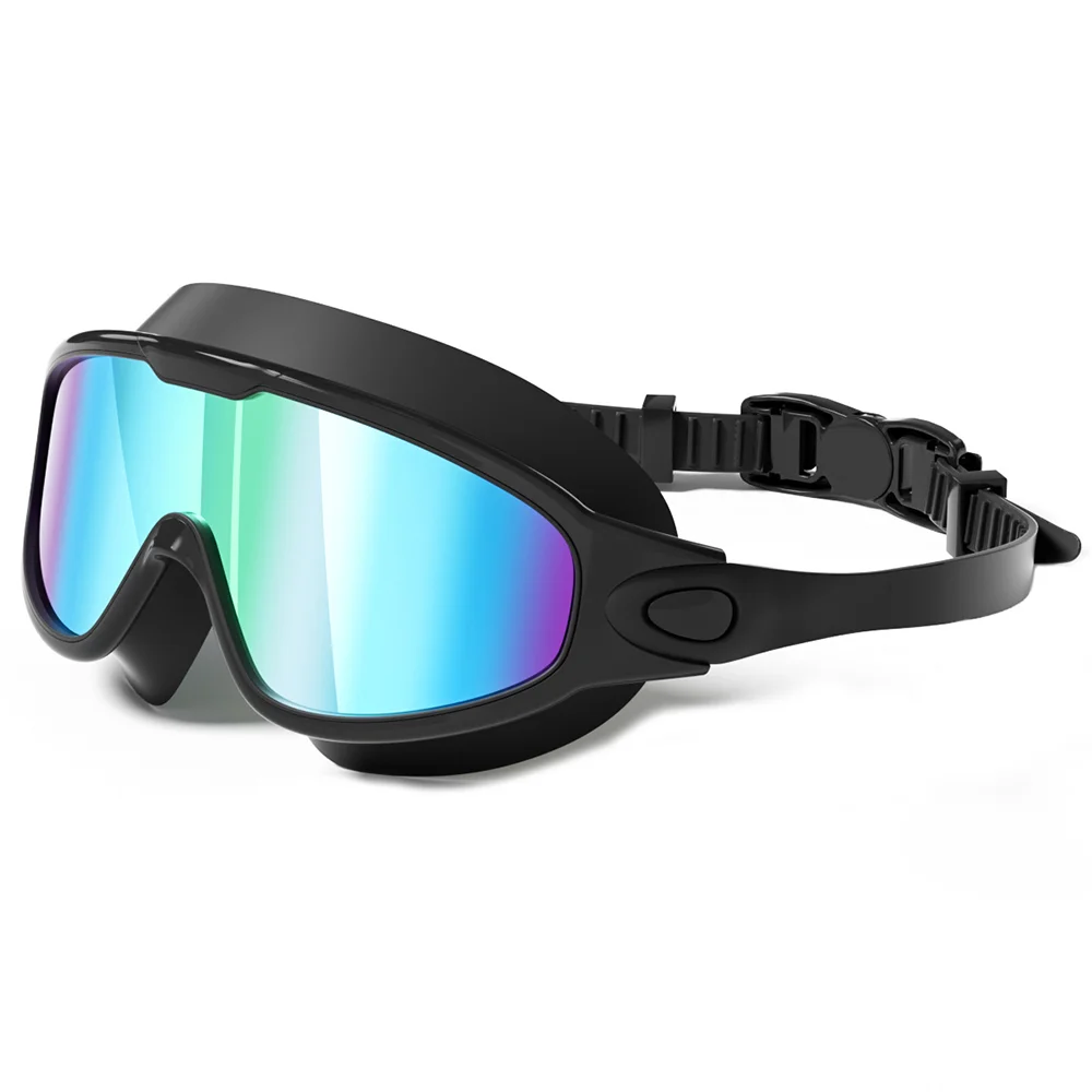 Weitwinkel-Schwimmbrille Schwimmbrille Ohne Leckage Anti-Beschlag UV-Schutz 180° ° Clear Vision Pool Beach Essentials Schwimmbrille für Erwachsene