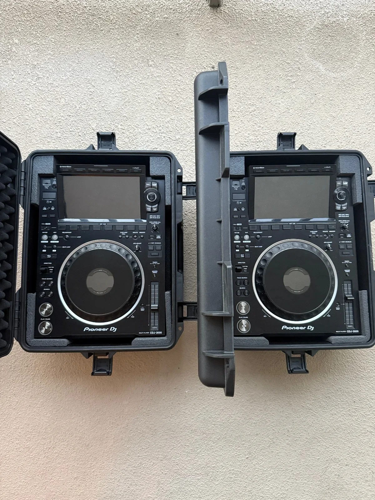 

2 Two Pi0-neer DJ CDJ-3000 BUNDLE High-Resolution Pro-DJ Black Alpha Theta Player