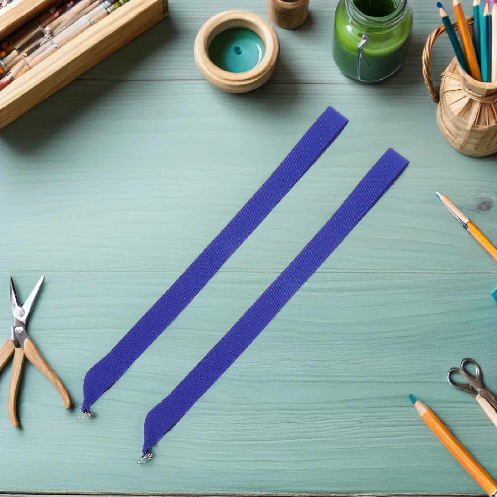 30 قطعة من أشرطة الرقبة الميدالية الزرقاء وسام مسطح ومشابك المفاجئة للمسابقات الرياضية الخارجية وميداليات جوائز الحفلات #3