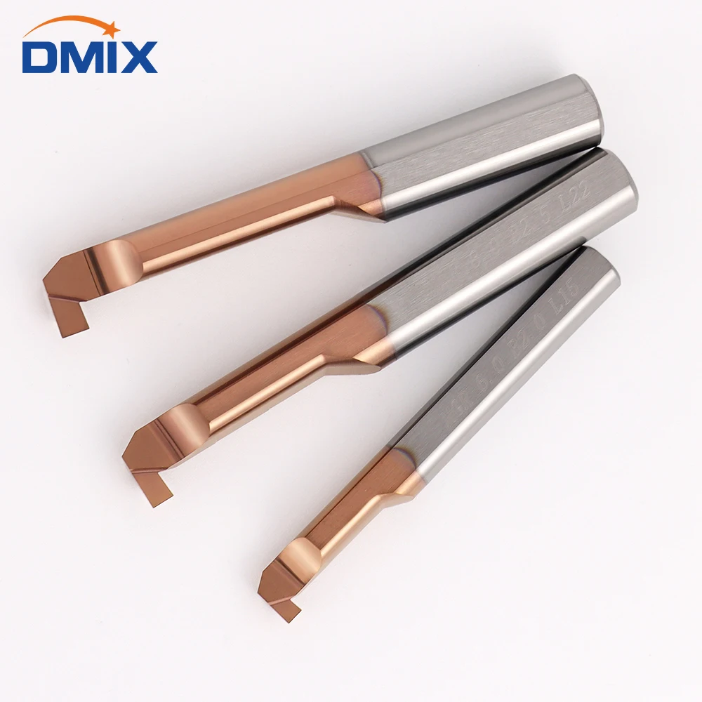 Outil de tournage DMIX MGR, fraise à rainurer miniature, outils internes en carbure monobloc, outils de tournage CNC pour petits trous, barre d'outils de tournage